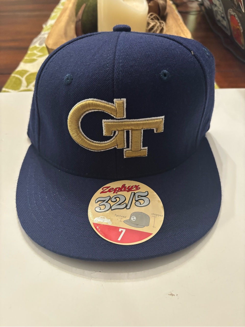 Zephyr Navy & Gold GT Snapback Hat